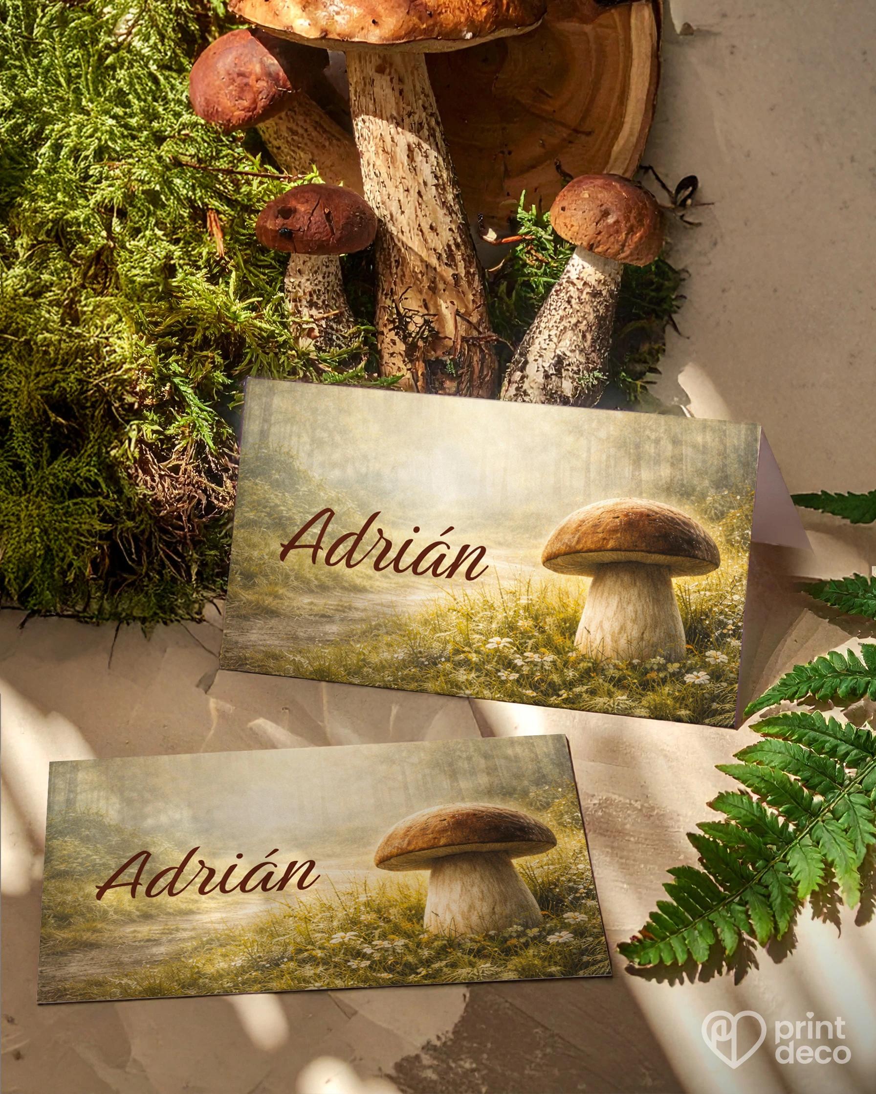 Menovky na oslavu pre hubára 04