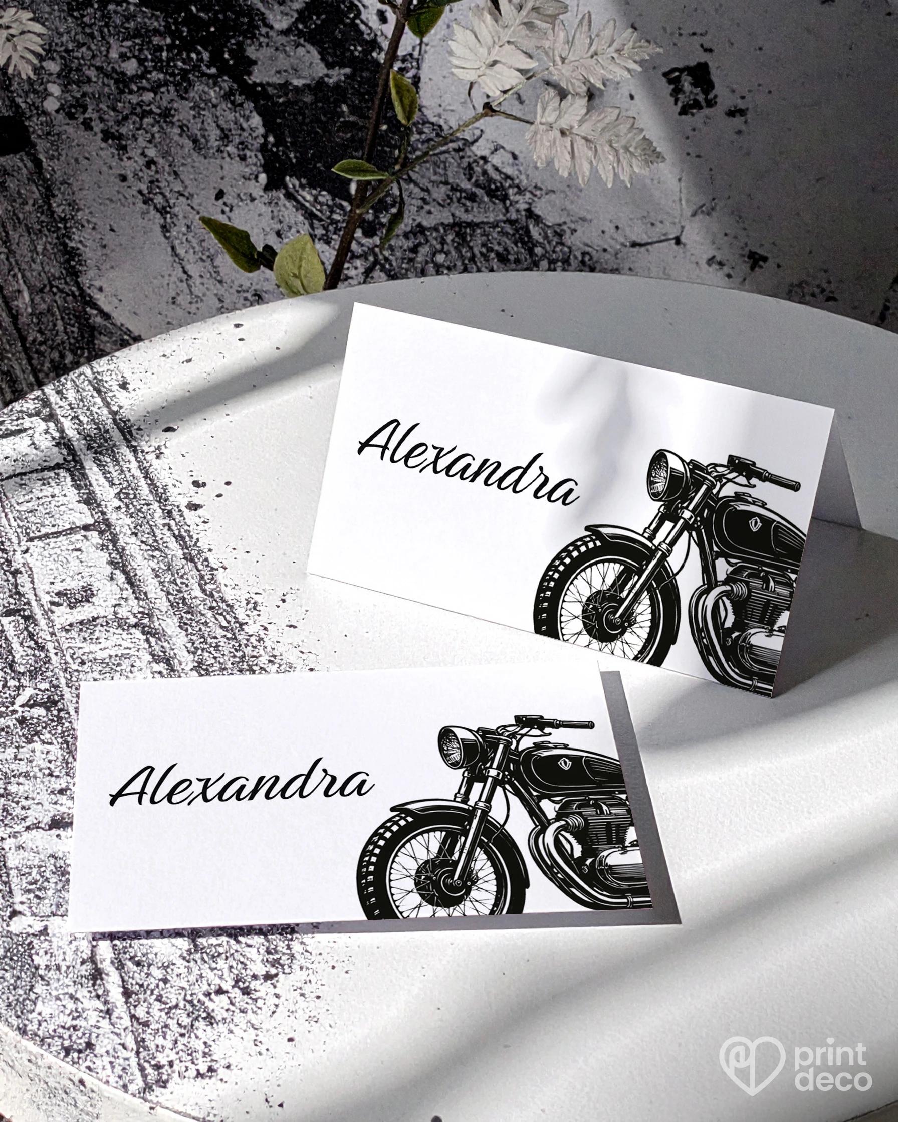 Menovky na oslavu pre motorkára 03