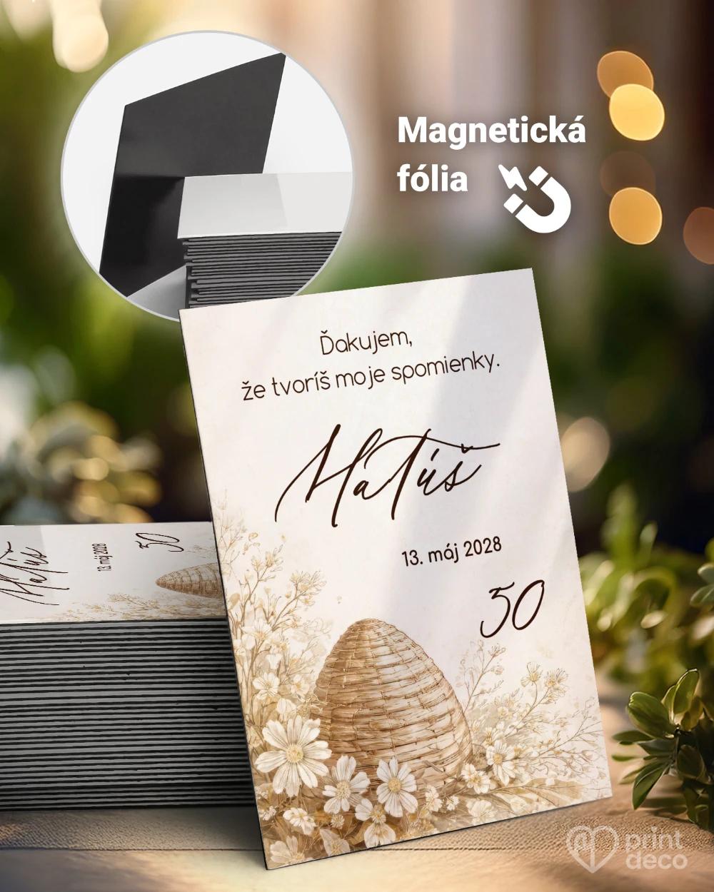 Pamätné magnetky z oslavy pre včelára 09