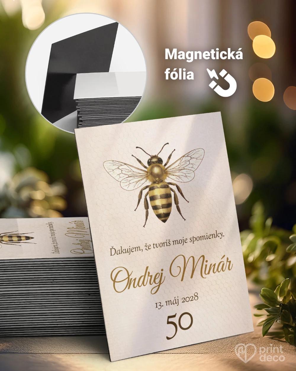 Pamätné magnetky z oslavy pre včelára 11