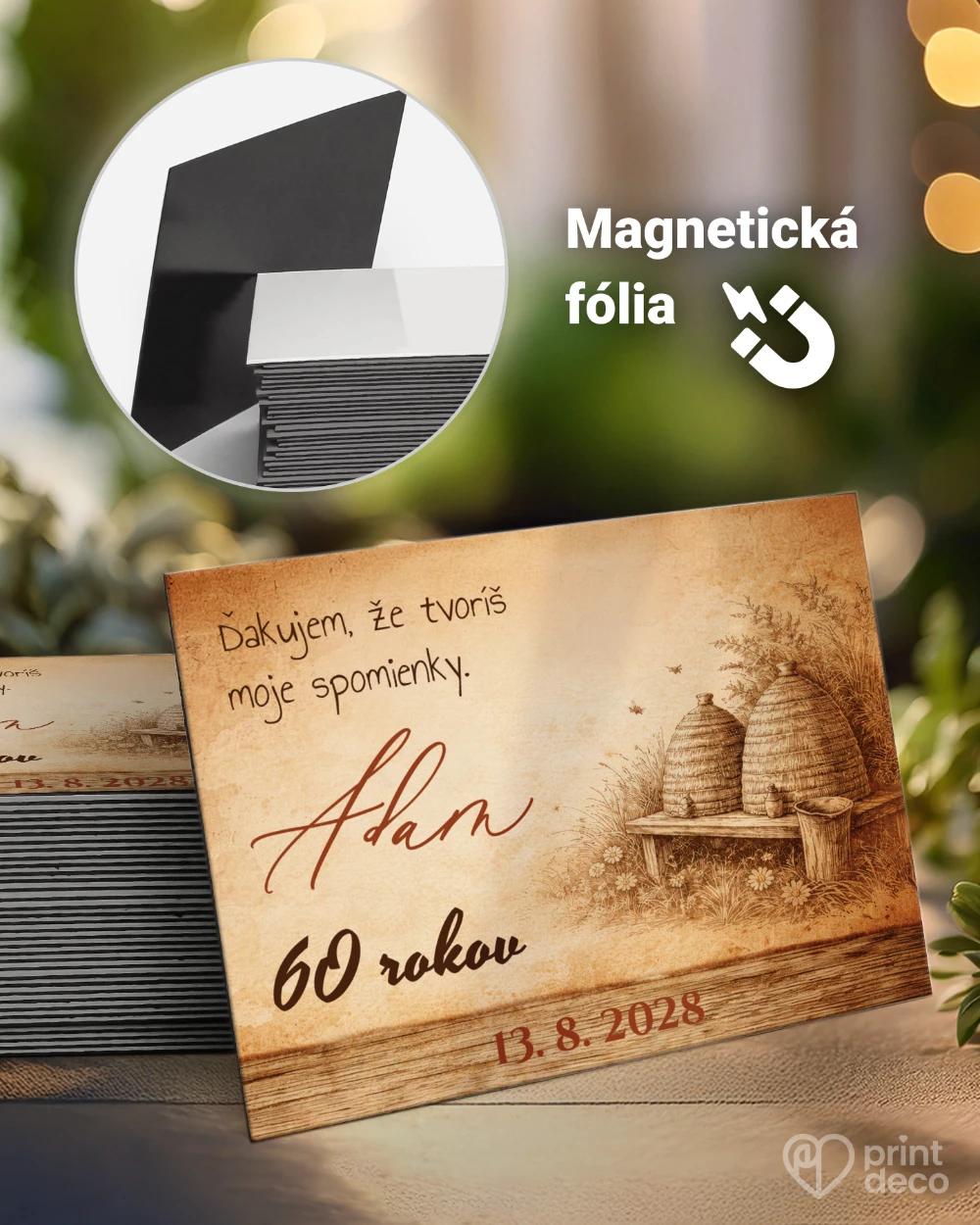 Pamätné magnetky z oslavy pre včelára 15