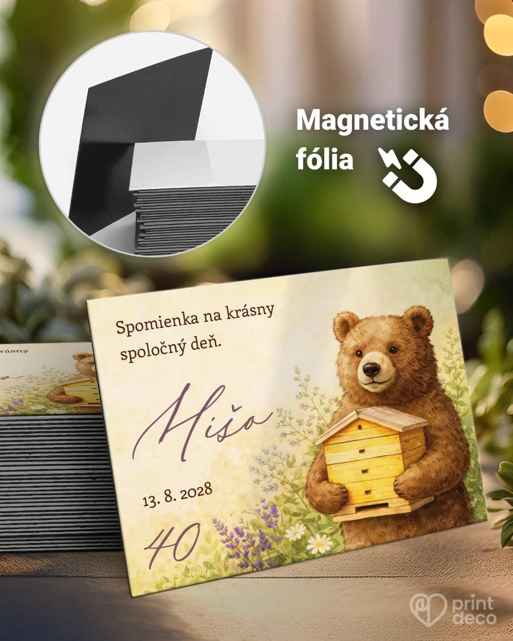 Pamätné magnetky z oslavy pre včelára 16