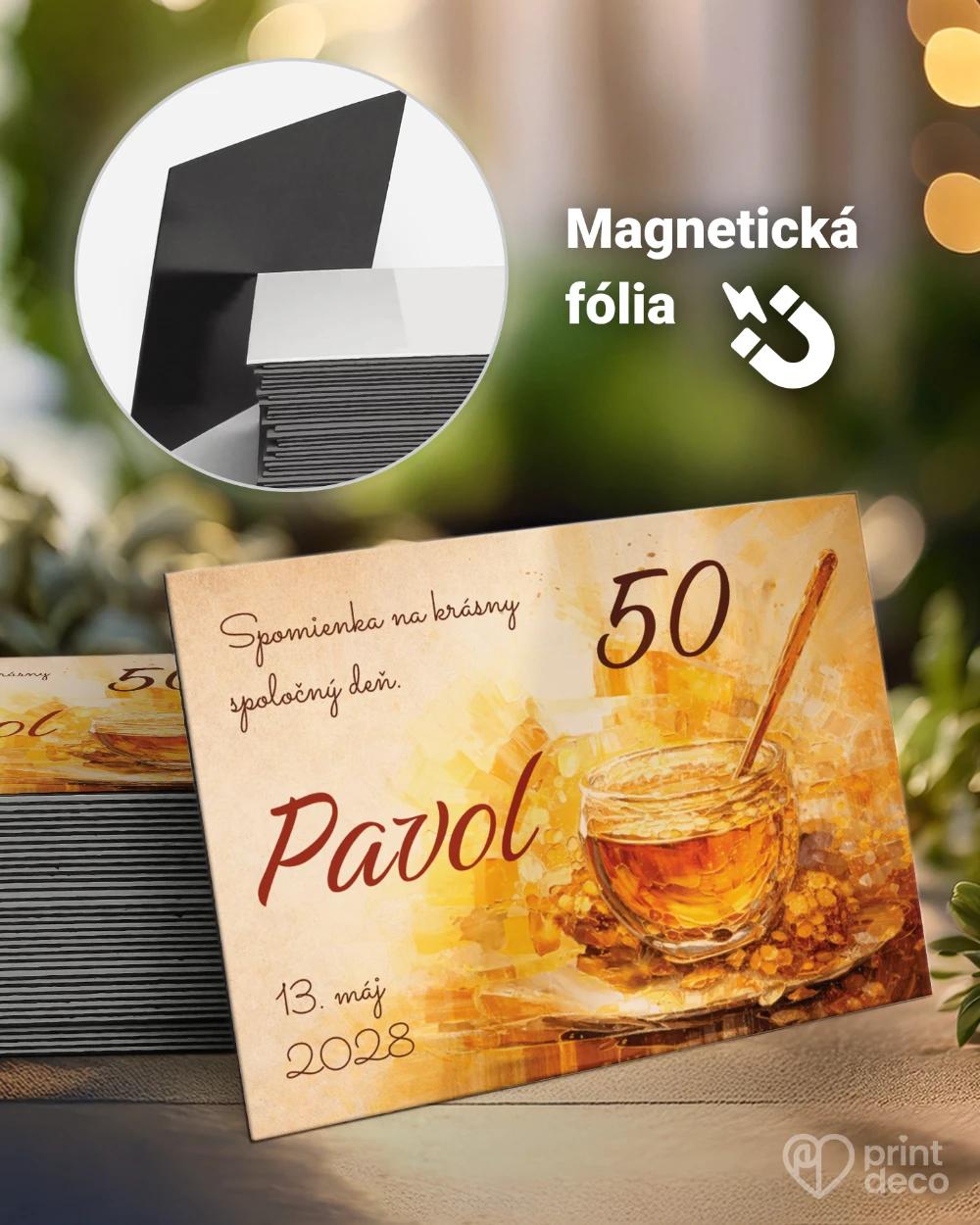 Pamätné magnetky z oslavy pre včelára 20