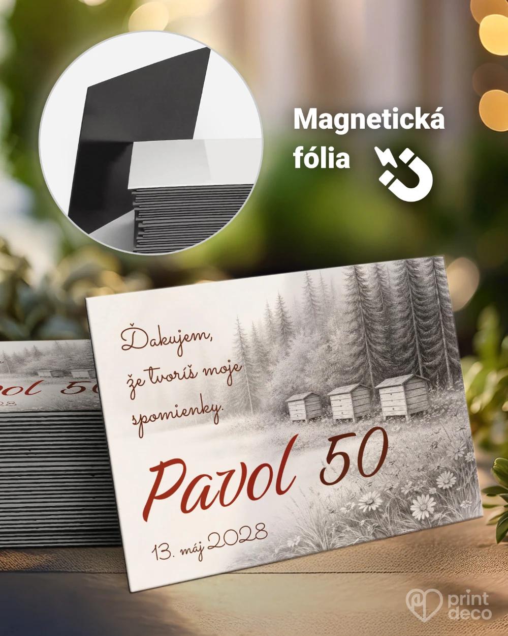 Pamätné magnetky z oslavy pre včelára 21