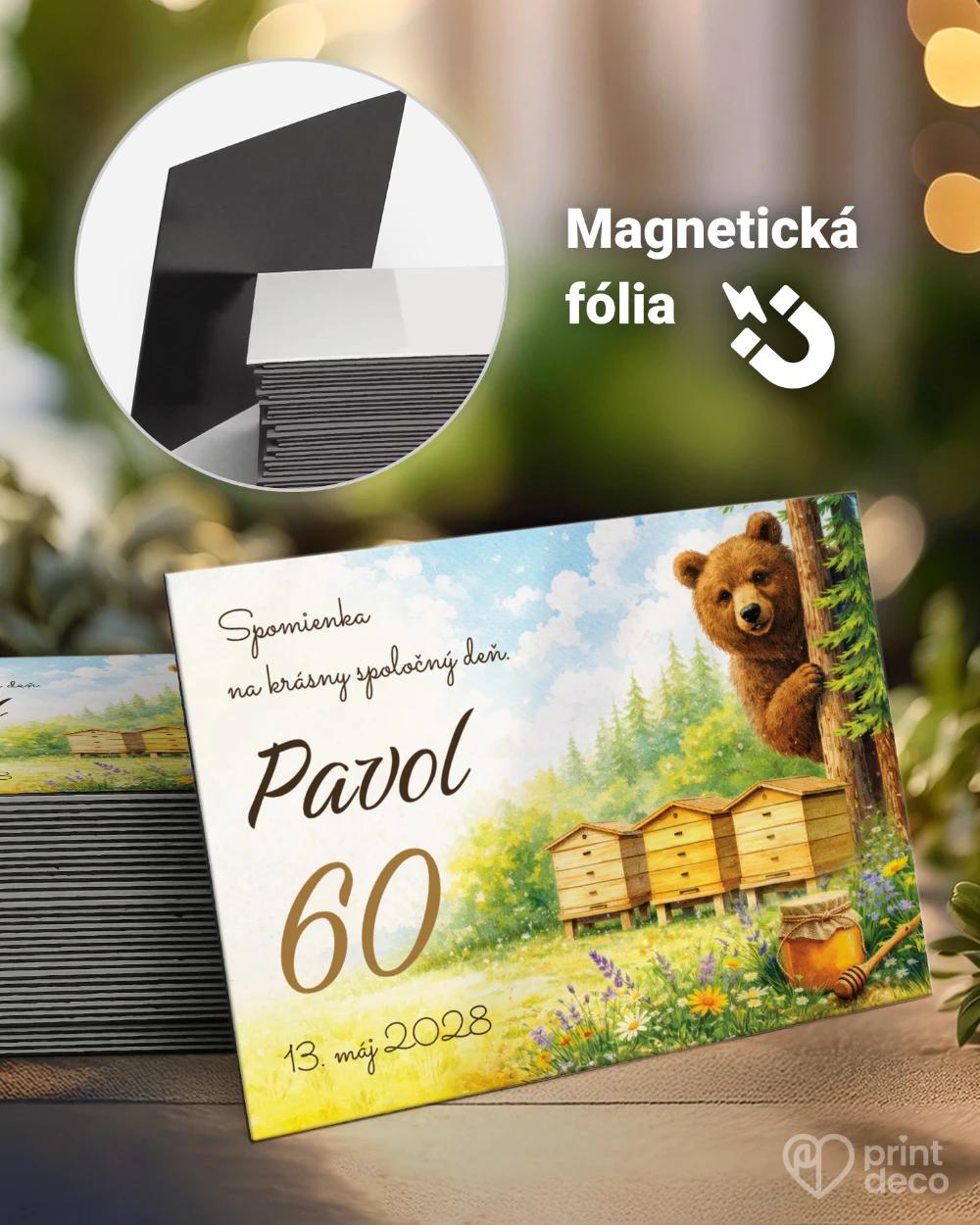 Pamätné magnetky z oslavy pre včelára 24