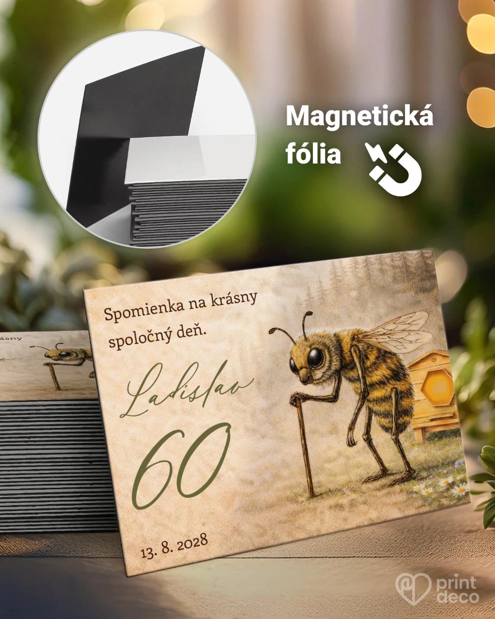 Pamätné magnetky z oslavy pre včelára 26