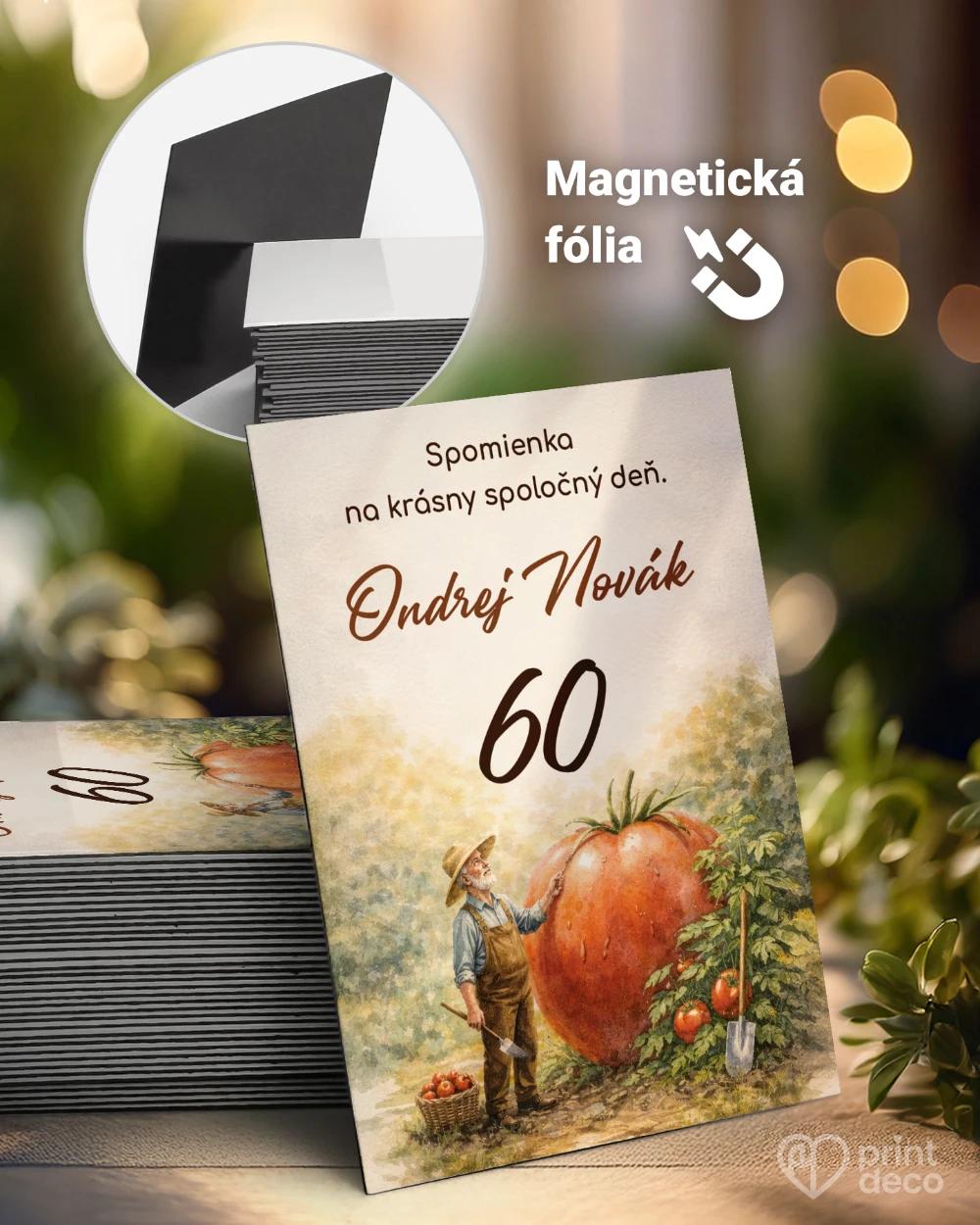 Pamätné magnetky z oslavy pre záhradkára 03