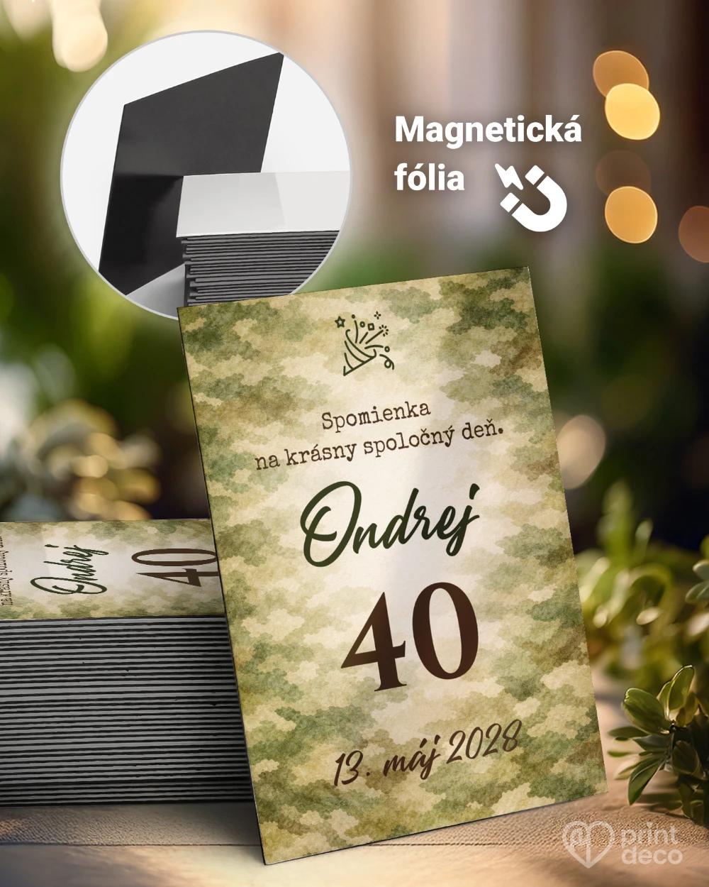 Pamätné magnetky z oslavy pre vojaka 03