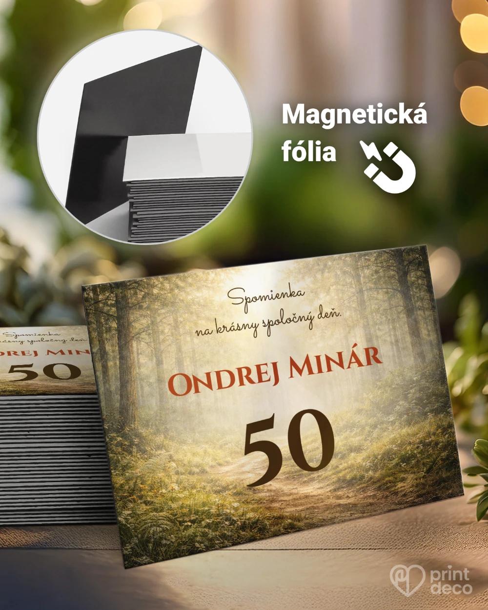 Pamätné magnetky z oslavy pre hubára 02