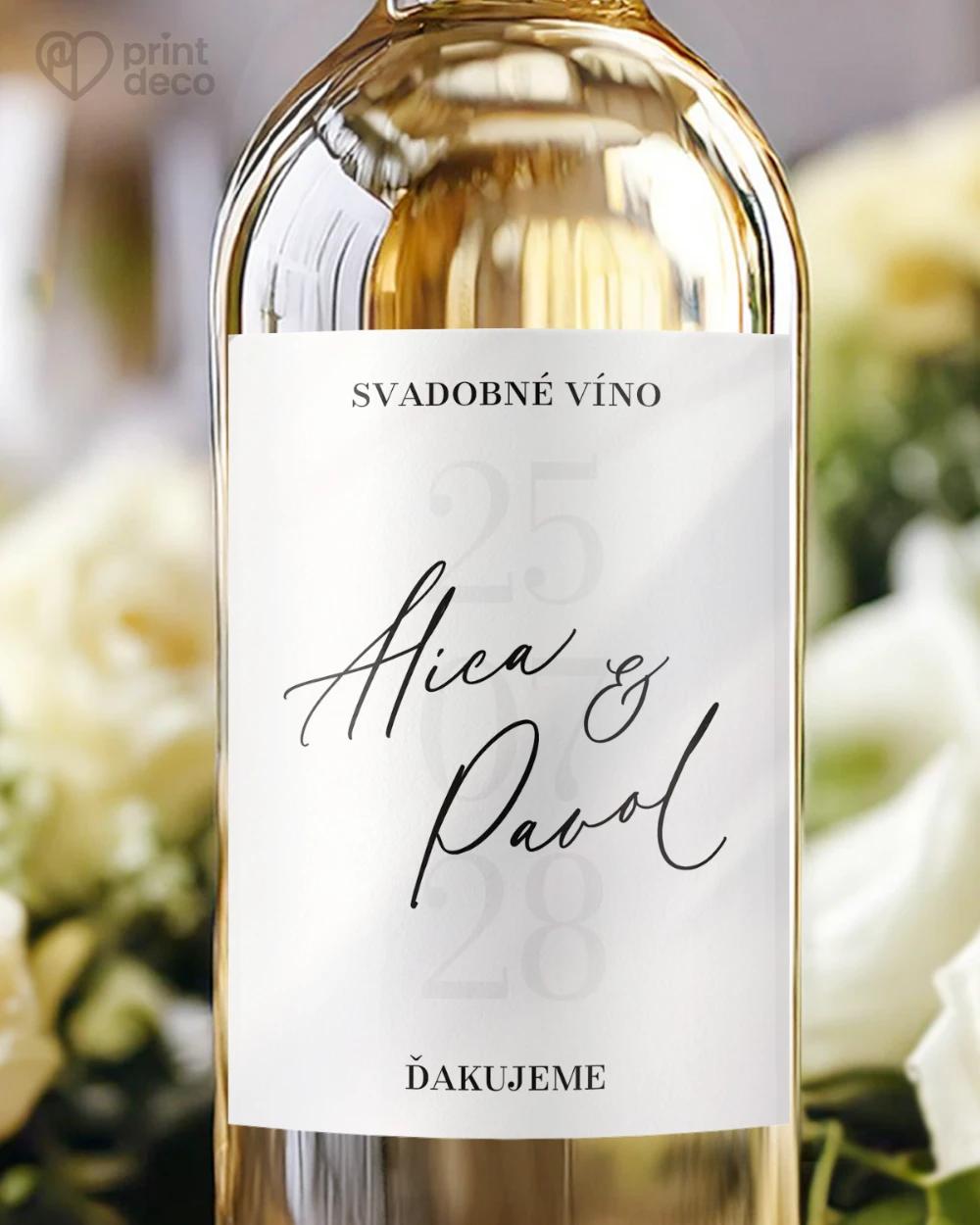 Svadobné etikety – Jemná elegancia II 0/2