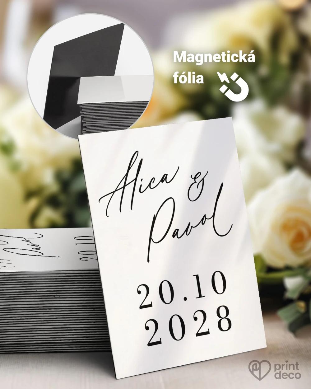 Svadobné magnetky – Náš deň 0/1