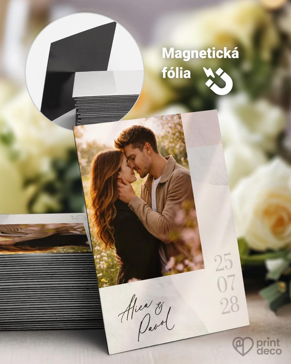 Svadobné magnetky – Geometrická láska 0/1