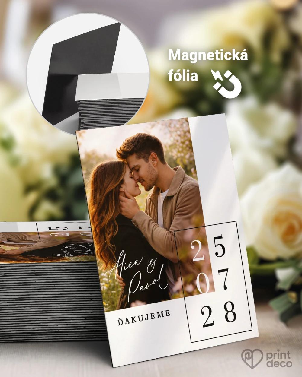 Svadobné magnetky – Náš deň II 0/1