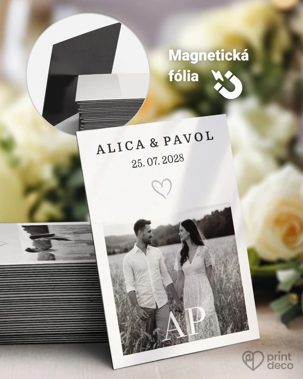 Svadobné magnetky – Náš príbeh IV 0/1