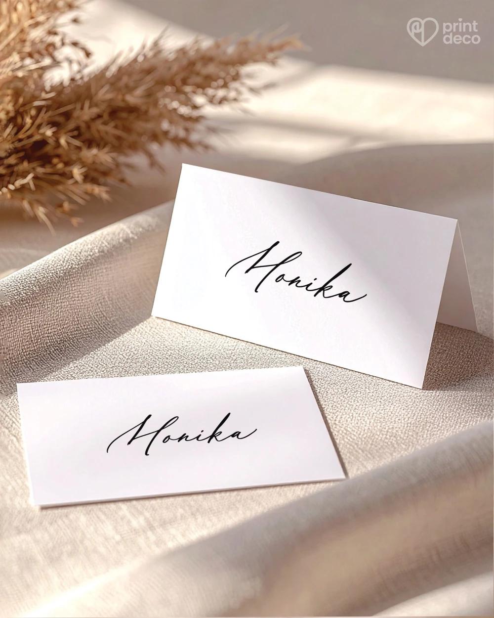 Svadobné menovky – Náš príbeh 0/2