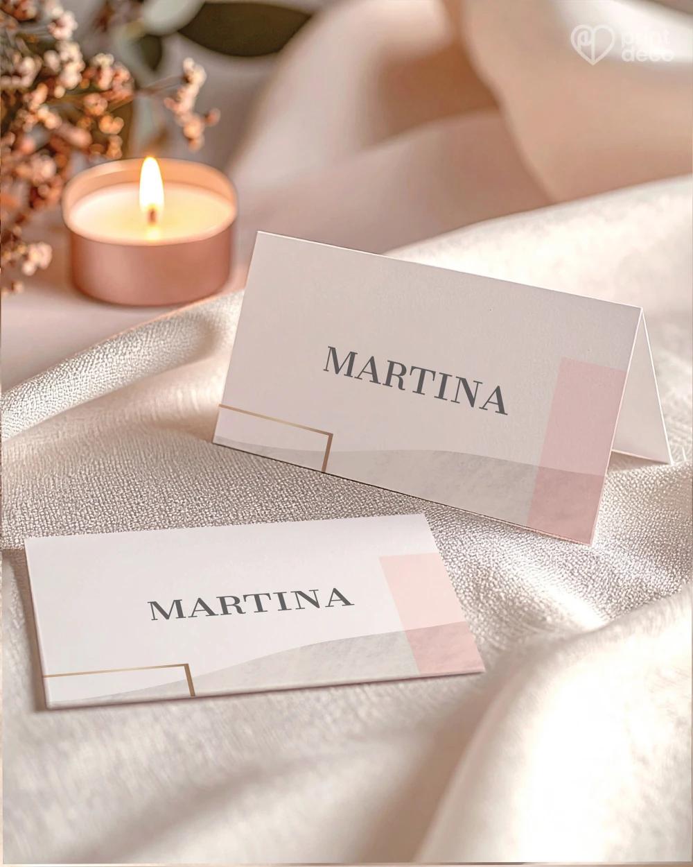 Svadobné menovky – Geometrická láska 0/2