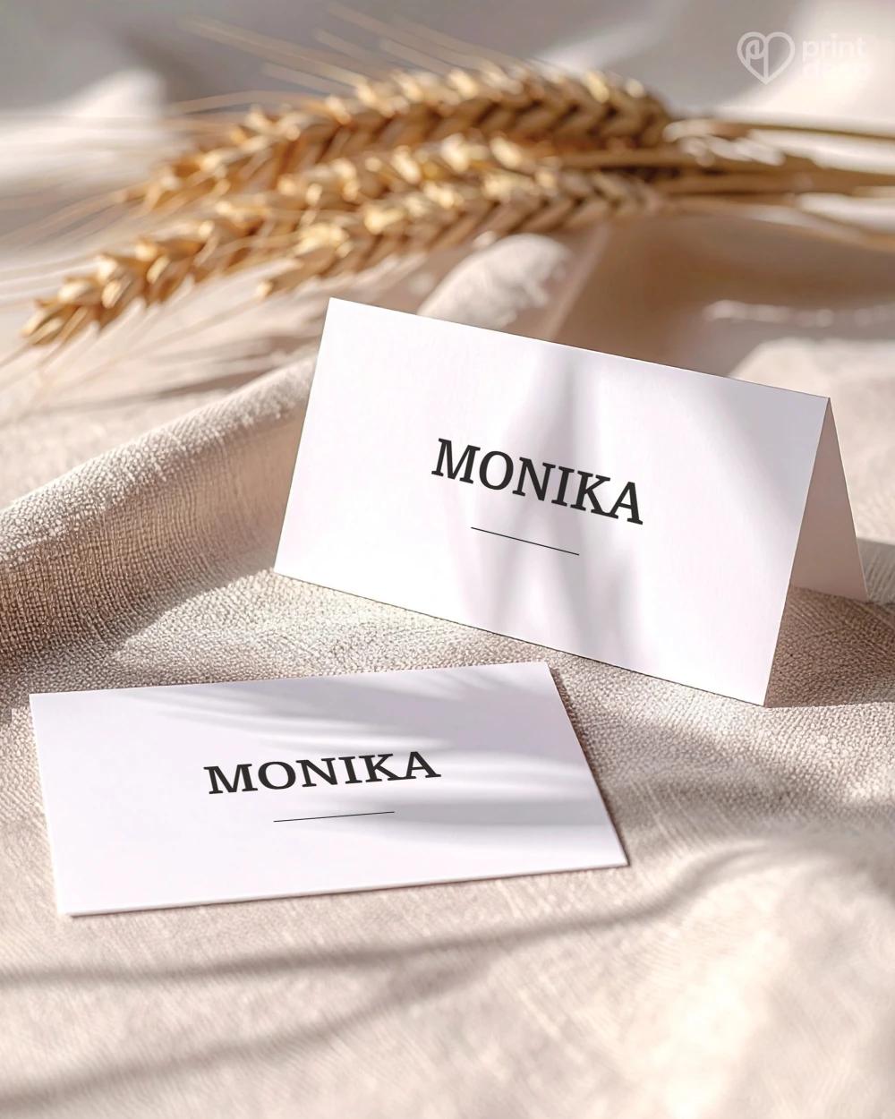 Svadobné menovky – O nás dvoch 0/2