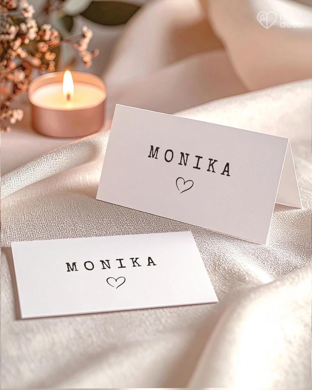 Svadobné menovky – List lásky 0/2