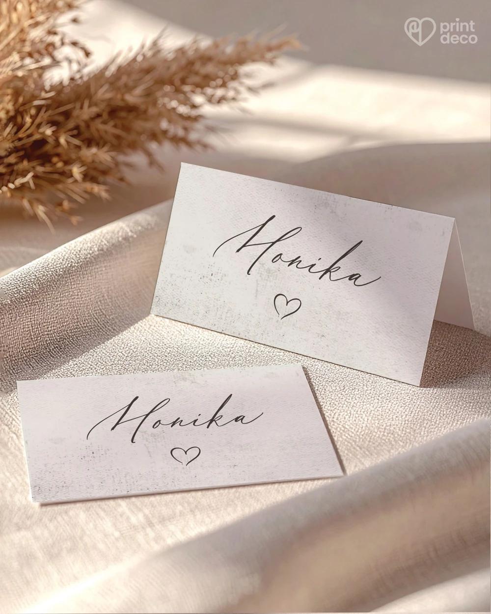 Svadobné menovky – V objatí okamihu 0/2